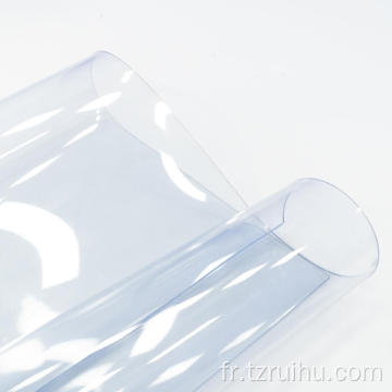 Tapis de plaque de cristal givré transparent